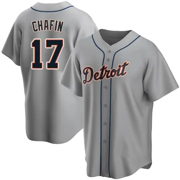 Andrew Chafin Men's Detroit Tigers Replica Road Jersey - Gray