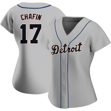 Andrew Chafin Women's Detroit Tigers Authentic Road Jersey - Gray