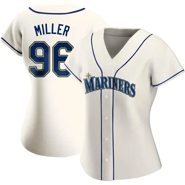 Andrew Miller Women's Seattle Mariners Authentic Alternate Jersey - Cream