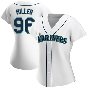 Andrew Miller Women's Seattle Mariners Authentic Home Jersey - White