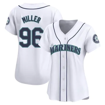 Andrew Miller Women's Seattle Mariners Limited Home Jersey - White