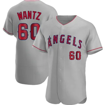 Andrew Wantz Men's Los Angeles Angels Authentic Road Jersey - Gray