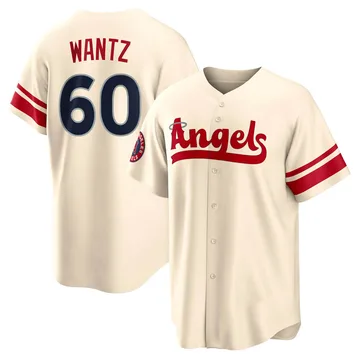 Andrew Wantz Men's Los Angeles Angels Replica 2022 City Connect Jersey - Cream