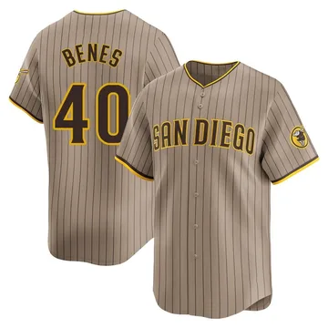 Andy Benes Men's San Diego Padres Limited Tan Alternate Jersey