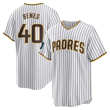 Andy Benes Men's San Diego Padres Replica 2024 World Tour Seoul Series Home Jersey - White