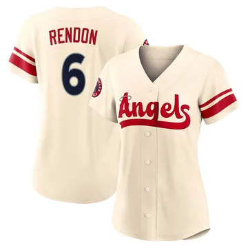 Anthony Rendon Women's Los Angeles Angels Authentic 2022 City Connect Jersey - Cream