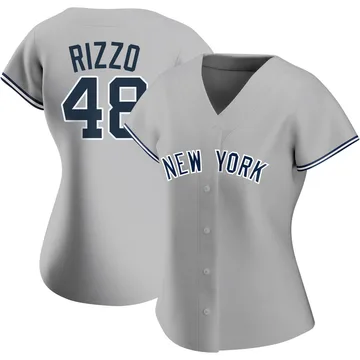 Anthony Rizzo Women's New York Yankees Authentic Road Name Jersey - Gray