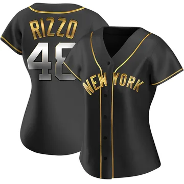 Anthony Rizzo Women's New York Yankees Replica Alternate Jersey - Black Golden