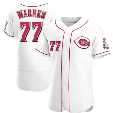 Art Warren Men's Cincinnati Reds Authentic Home Jersey - White