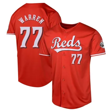 Art Warren Men's Cincinnati Reds Limited Alternate Jersey - Red