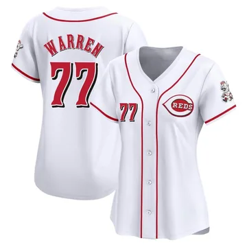 Art Warren Women's Cincinnati Reds Limited Home Jersey - White