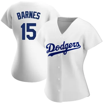 Austin Barnes Women's Los Angeles Dodgers Authentic Home Jersey - White