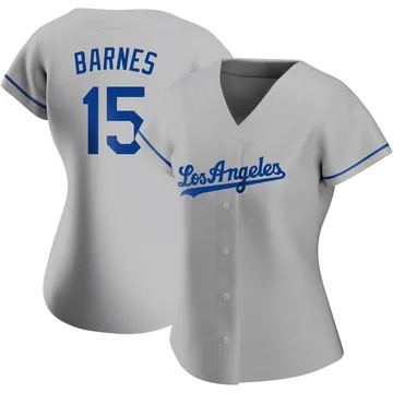 Austin Barnes Women's Los Angeles Dodgers Authentic Road Jersey - Gray