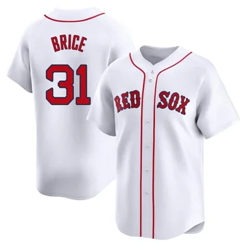 Austin Brice Men's Boston Red Sox Limited Home Jersey - White