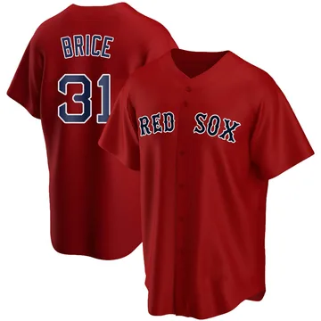 Austin Brice Men's Boston Red Sox Replica Alternate Jersey - Red