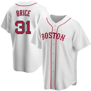 Austin Brice Men's Boston Red Sox Replica Alternate Jersey - White