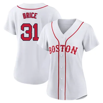 Austin Brice Women's Boston Red Sox Authentic 2021 Patriots' Day Jersey - White