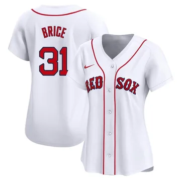 Austin Brice Women's Boston Red Sox Limited Home Jersey - White