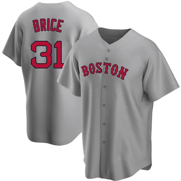 Austin Brice Youth Boston Red Sox Replica Road Jersey - Gray