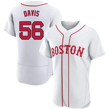 Austin Davis Men's Boston Red Sox Authentic 2021 Patriots' Day Jersey - White