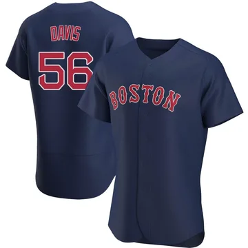 Austin Davis Men's Boston Red Sox Authentic Alternate Jersey - Navy