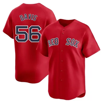 Austin Davis Men's Boston Red Sox Limited Alternate Jersey - Red