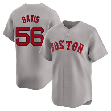 Austin Davis Men's Boston Red Sox Limited Away Jersey - Gray