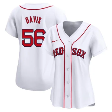 Austin Davis Women's Boston Red Sox Limited Home Jersey - White