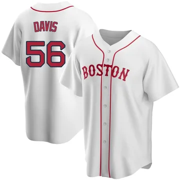 Austin Davis Youth Boston Red Sox Replica Alternate Jersey - White