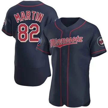 Austin Martin Men's Minnesota Twins Authentic Alternate 60th Season Jersey - Navy