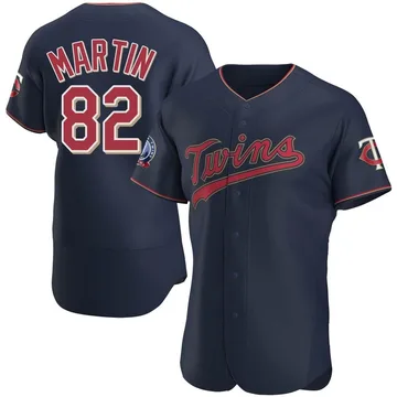 Austin Martin Men's Minnesota Twins Authentic Alternate 60th Season Team Jersey - Navy