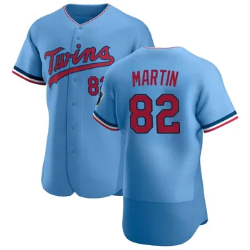 Austin Martin Men's Minnesota Twins Authentic Alternate Jersey - Light Blue