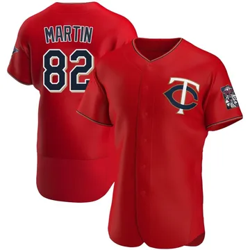 Austin Martin Men's Minnesota Twins Authentic Alternate Jersey - Red