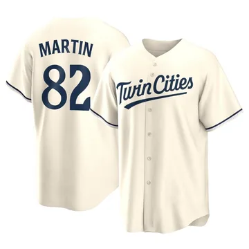 Austin Martin Men's Minnesota Twins Replica Alternate Jersey - Cream