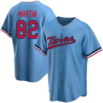 Austin Martin Men's Minnesota Twins Replica Alternate Jersey - Light Blue