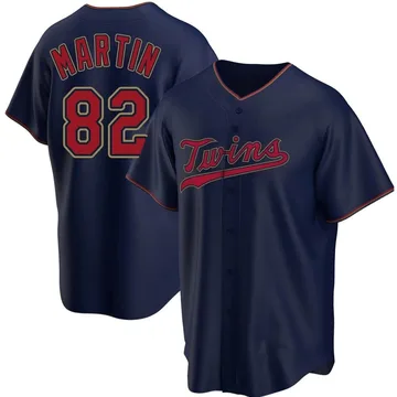 Austin Martin Men's Minnesota Twins Replica Alternate Jersey - Navy