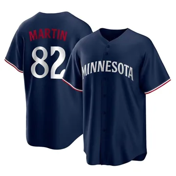 Austin Martin Men's Minnesota Twins Replica Alternate Jersey - Navy