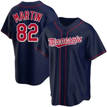 Austin Martin Men's Minnesota Twins Replica Alternate Team Jersey - Navy