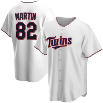 Austin Martin Men's Minnesota Twins Replica Home Jersey - White