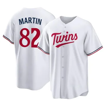 Austin Martin Men's Minnesota Twins Replica Home Jersey - White