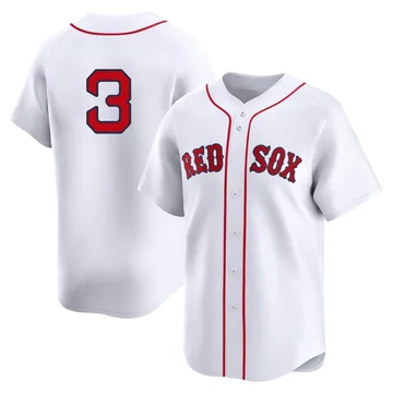 Babe Ruth Men's Boston Red Sox Limited 2nd Home Jersey - White