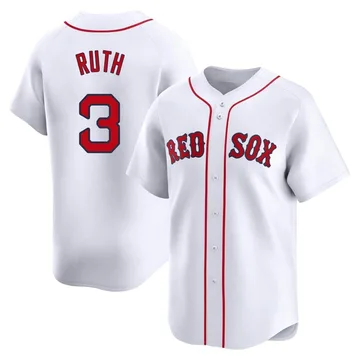 Babe Ruth Men's Boston Red Sox Limited Home Jersey - White