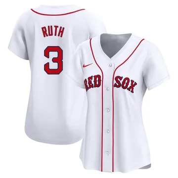 Babe Ruth Women's Boston Red Sox Limited Home Jersey - White