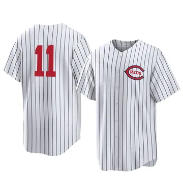 Barry Larkin Men's Cincinnati Reds Replica 2022 Field Of Dreams Jersey - White