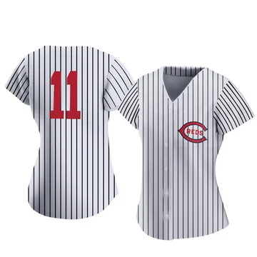 Barry Larkin Women's Cincinnati Reds Authentic 2022 Field Of Dreams Jersey - White