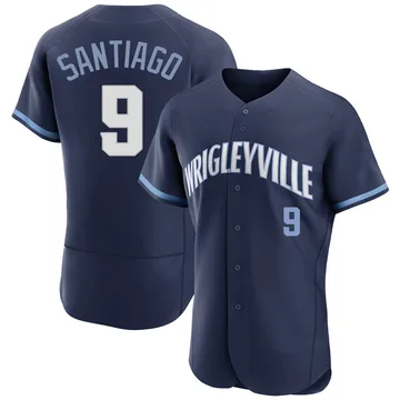 Benito Santiago Men's Chicago Cubs Authentic 2021 City Connect Jersey - Navy