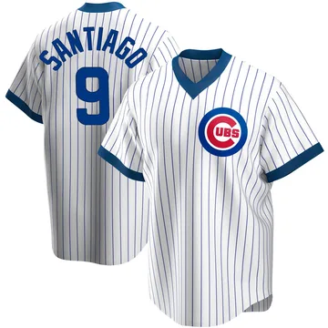 Benito Santiago Men's Chicago Cubs Replica Home Cooperstown Collection Jersey - White