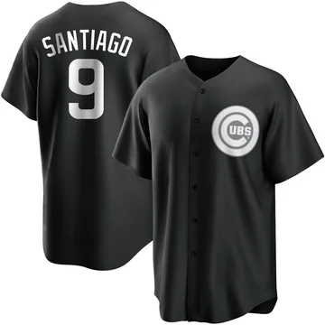 Benito Santiago Men's Chicago Cubs Replica Jersey - Black/White