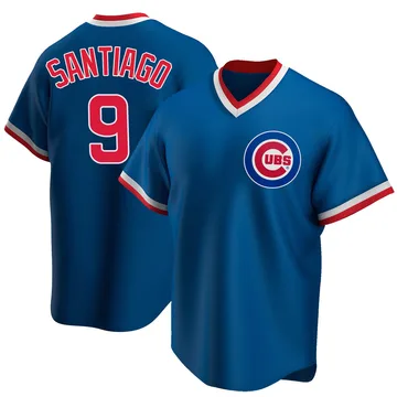 Benito Santiago Men's Chicago Cubs Replica Road Cooperstown Collection Jersey - Royal