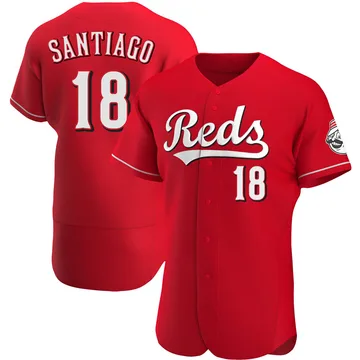 Benito Santiago Men's Cincinnati Reds Authentic Alternate Jersey - Red